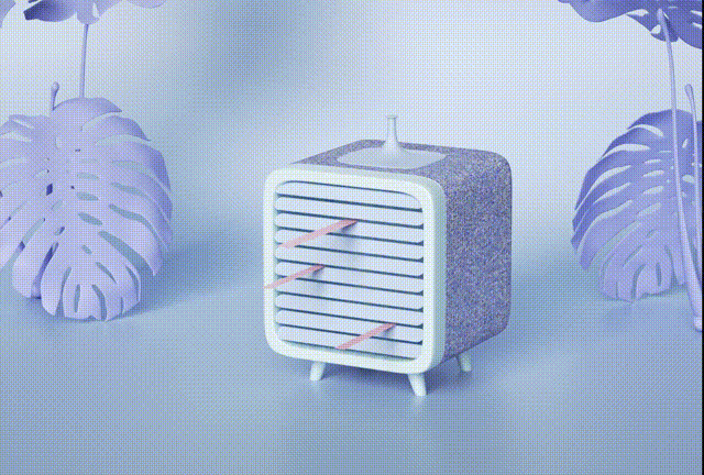 c4d oc-暖风机小动画