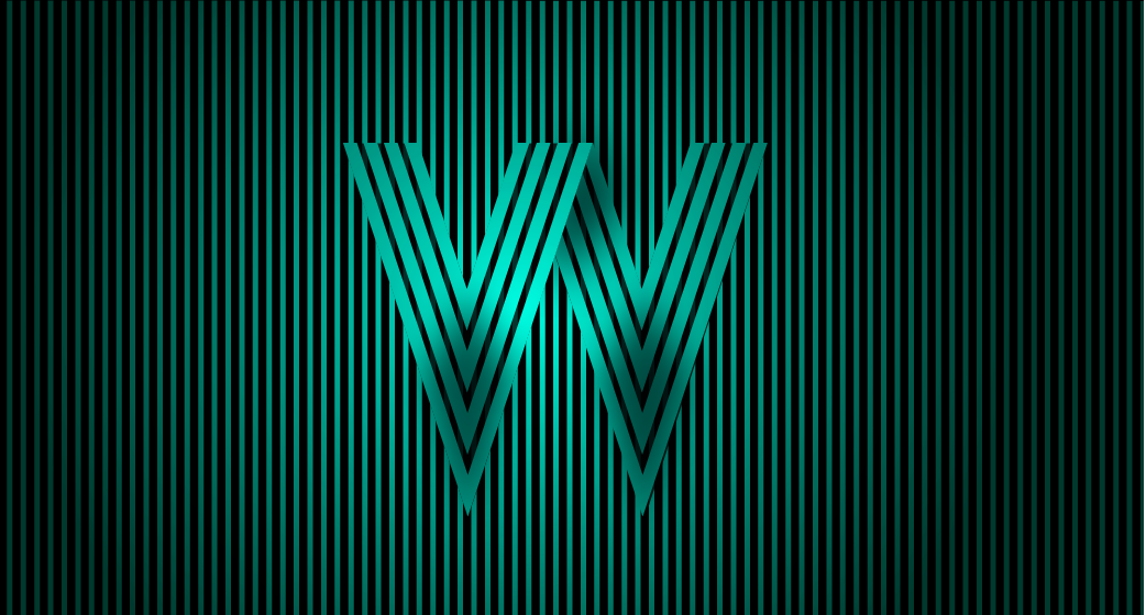 ai-立体w文字效果
