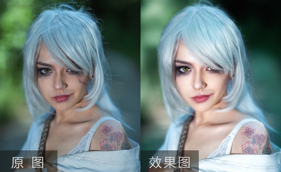 ps-外国模特cosplay精修 - 人像精修教程 - 虎课网