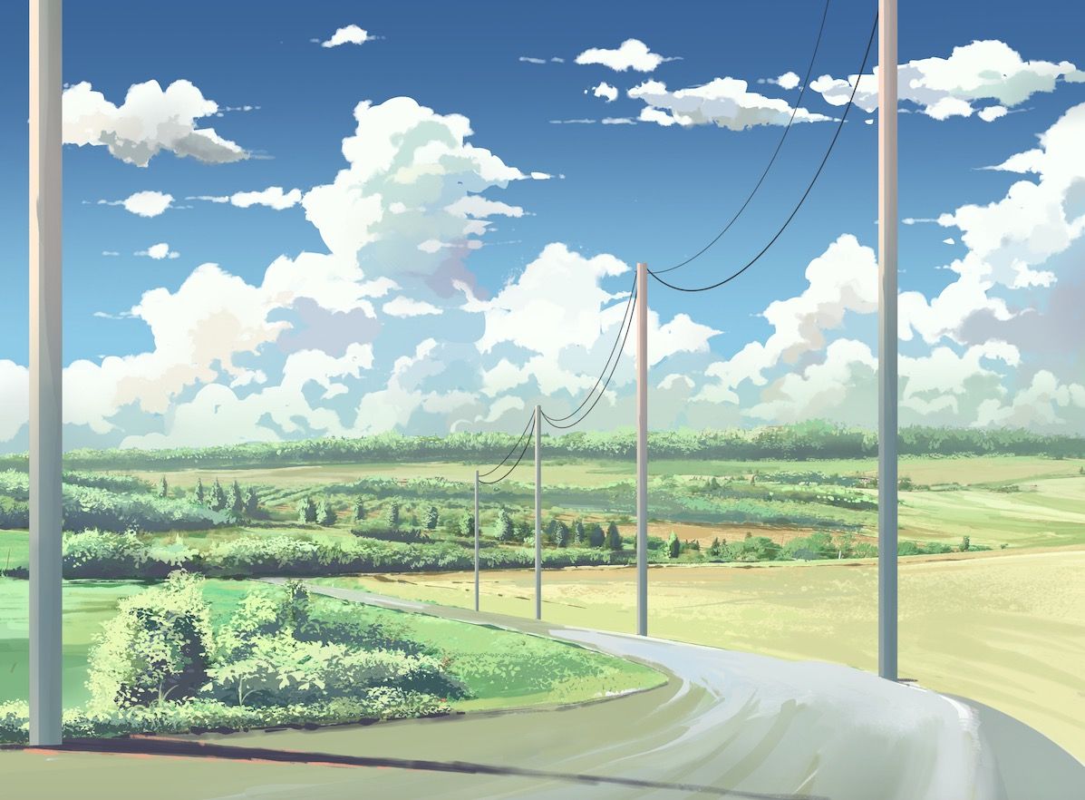 ps-板绘插画-并不难画的日式场景