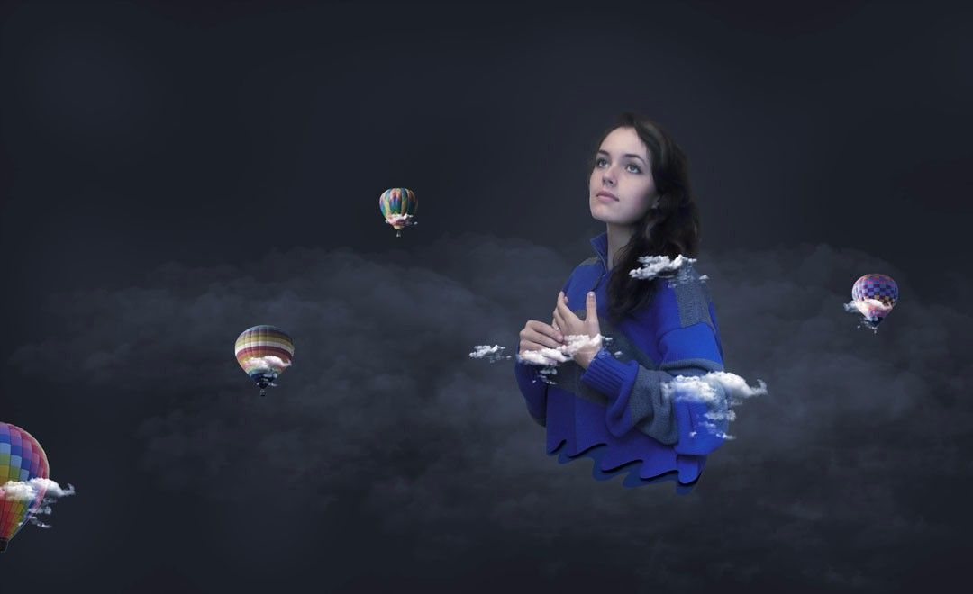 ps-空中女孩-创意合成