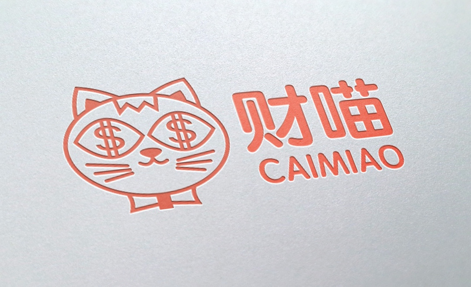 ps-财喵logo设计