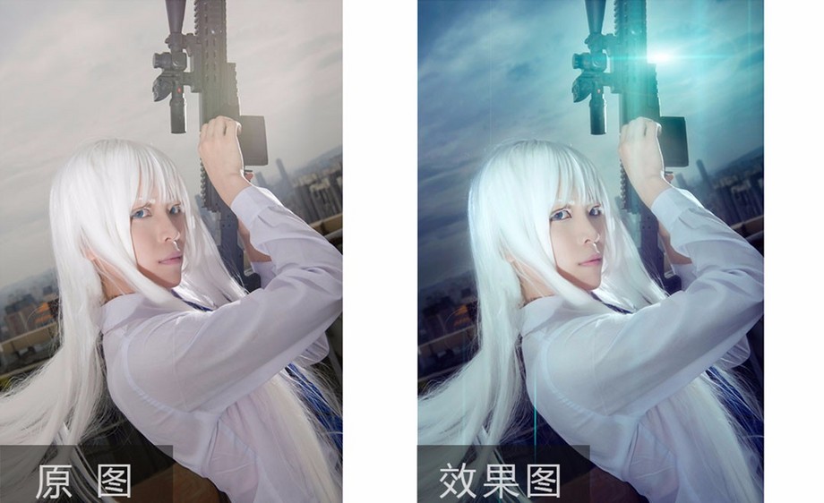 ps-cosplay科技感特效后期视频教程_摄影艺术-虎课网