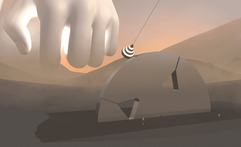 c4d-摆动的锤子