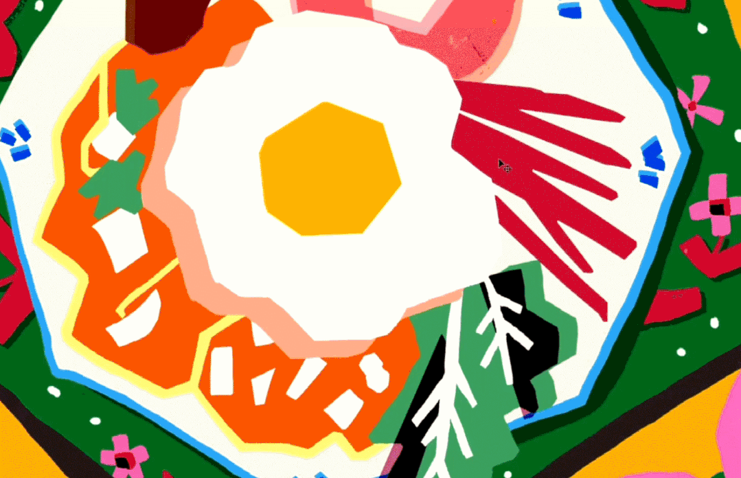 独特又艺术!拼贴感静物插画教程(附专用笔刷)-虎课网