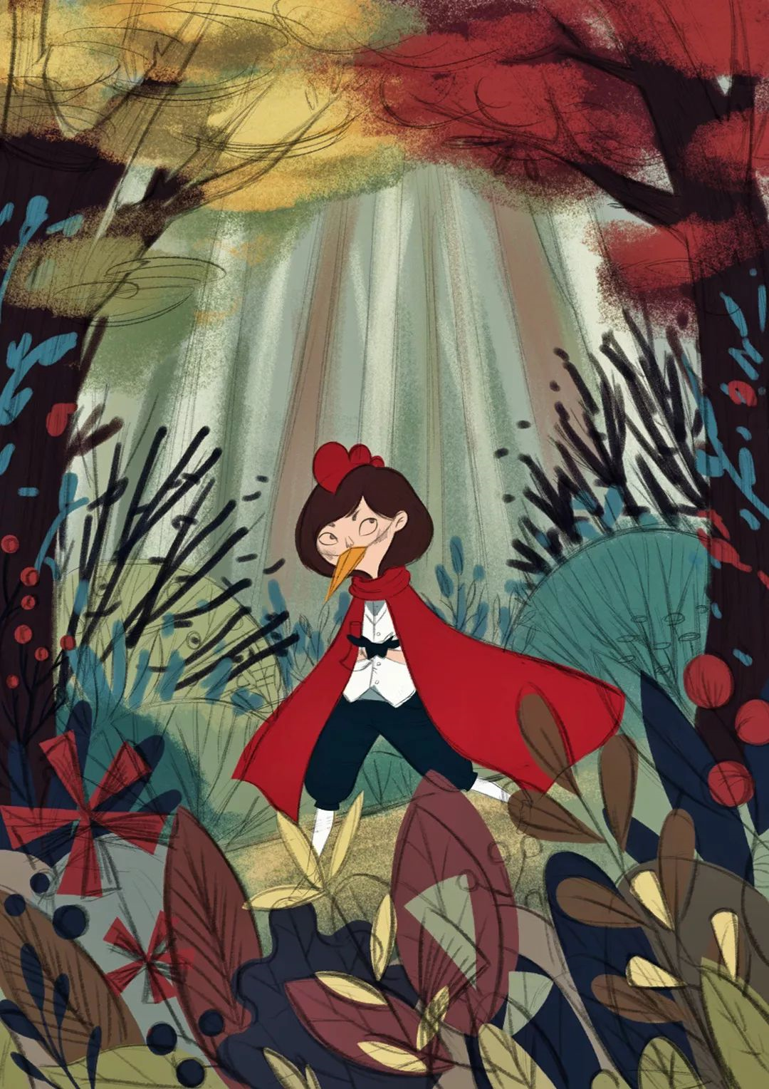 村口贵莲插画教程女神juliasarda画风解析