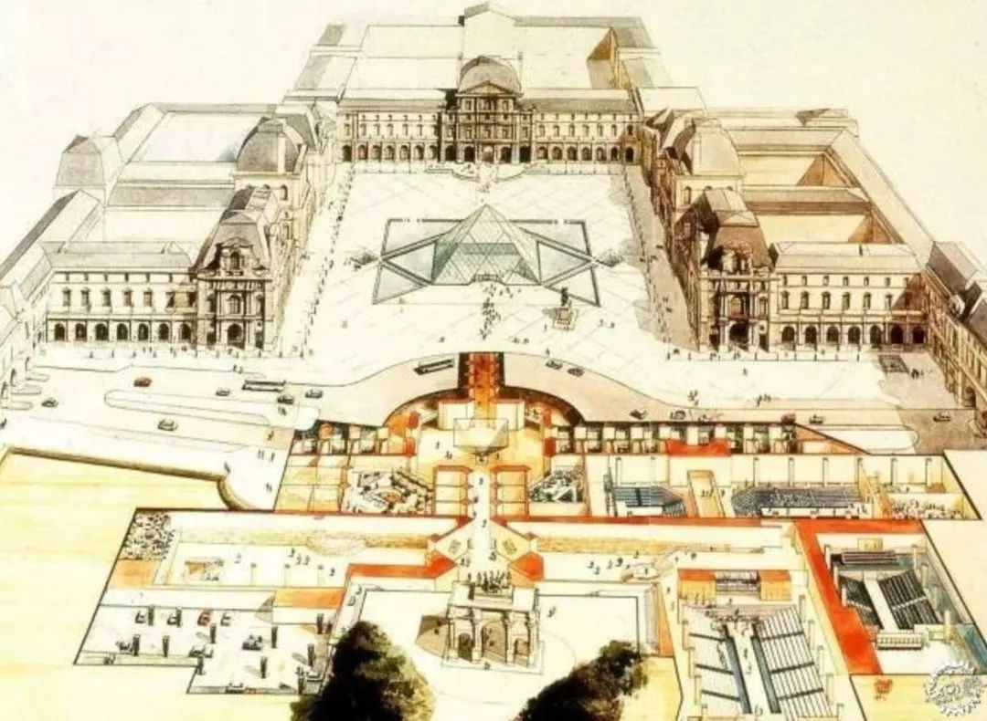 卢浮宫经历了8个世纪,期间一个个统治者来来去去,不断地往上添加,拆拆