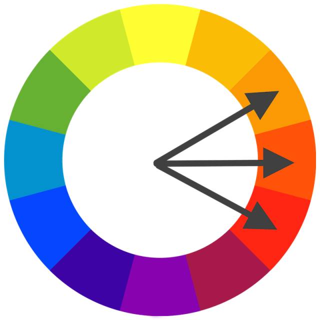 和谐的界面配色最容易的实现方法就是类比色搭配.