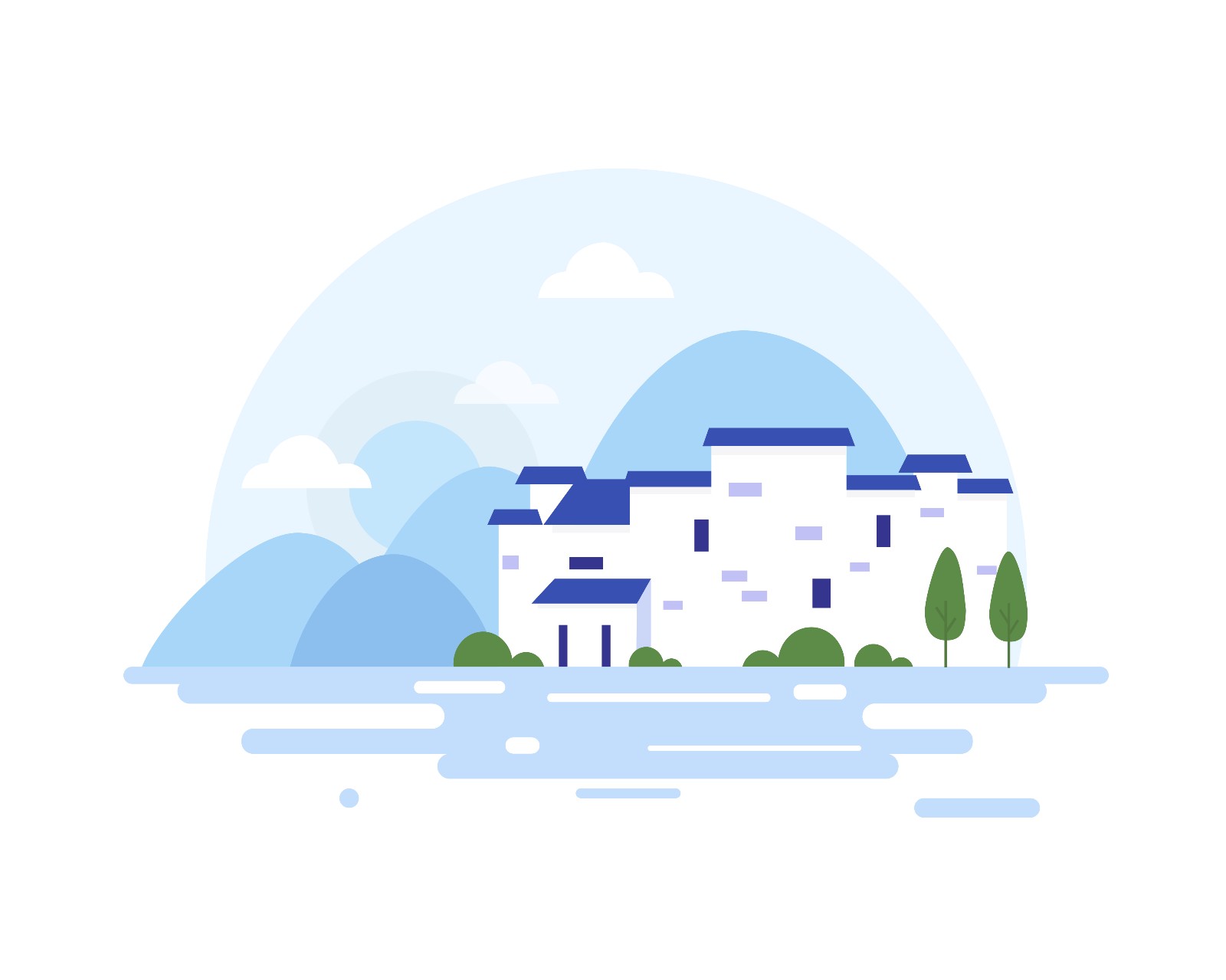 ai-江南水乡风景插画绘制来源于此课程讲师:铜角大王2018-08-11 10:16