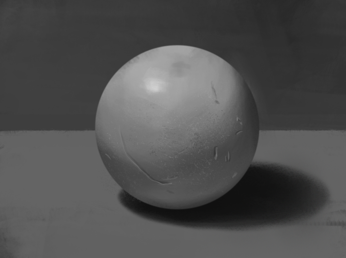 ps-板绘-素描球体及笔刷运用 - 绘画插画教程_ps(cc2017),数位板 - 虎