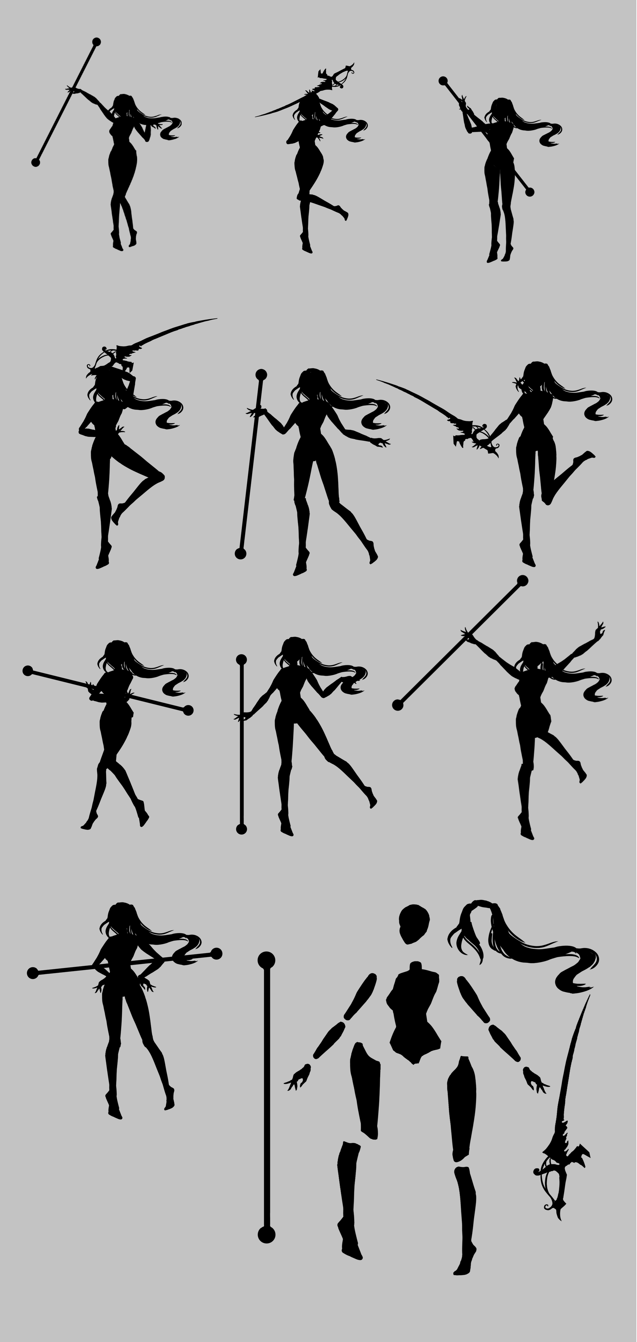 ps-人物剪影练习(下)-cg绘画解析