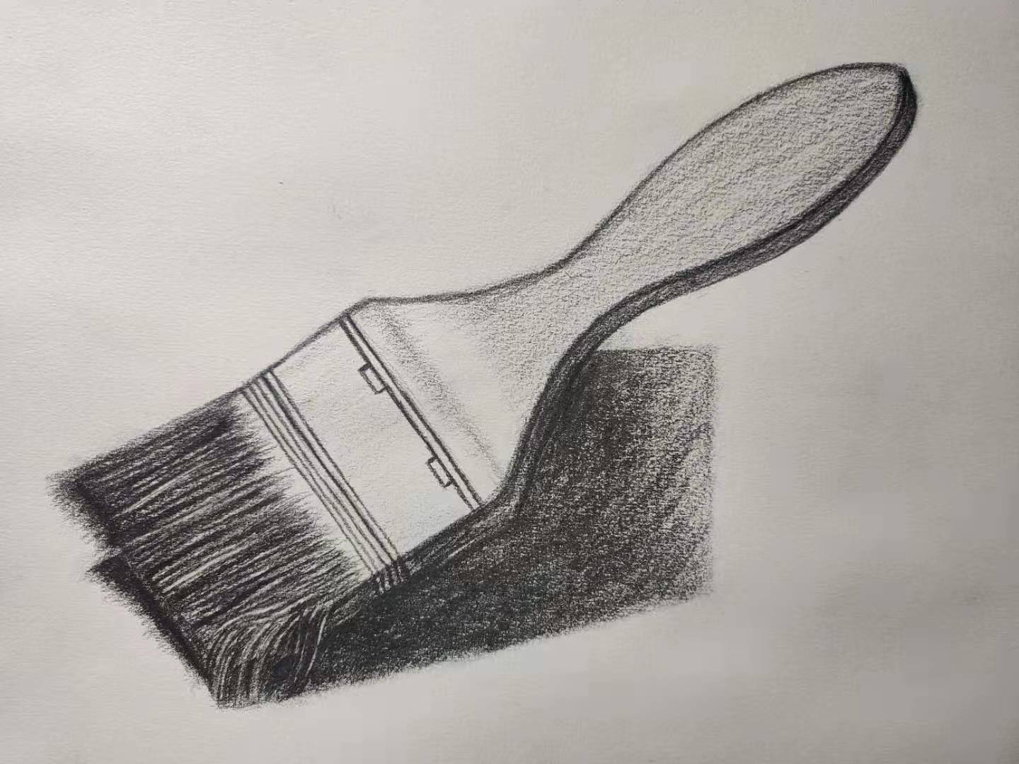 铅笔-素描静物材质课-油漆板刷来源于此课程讲师:大军2021-01-10 20