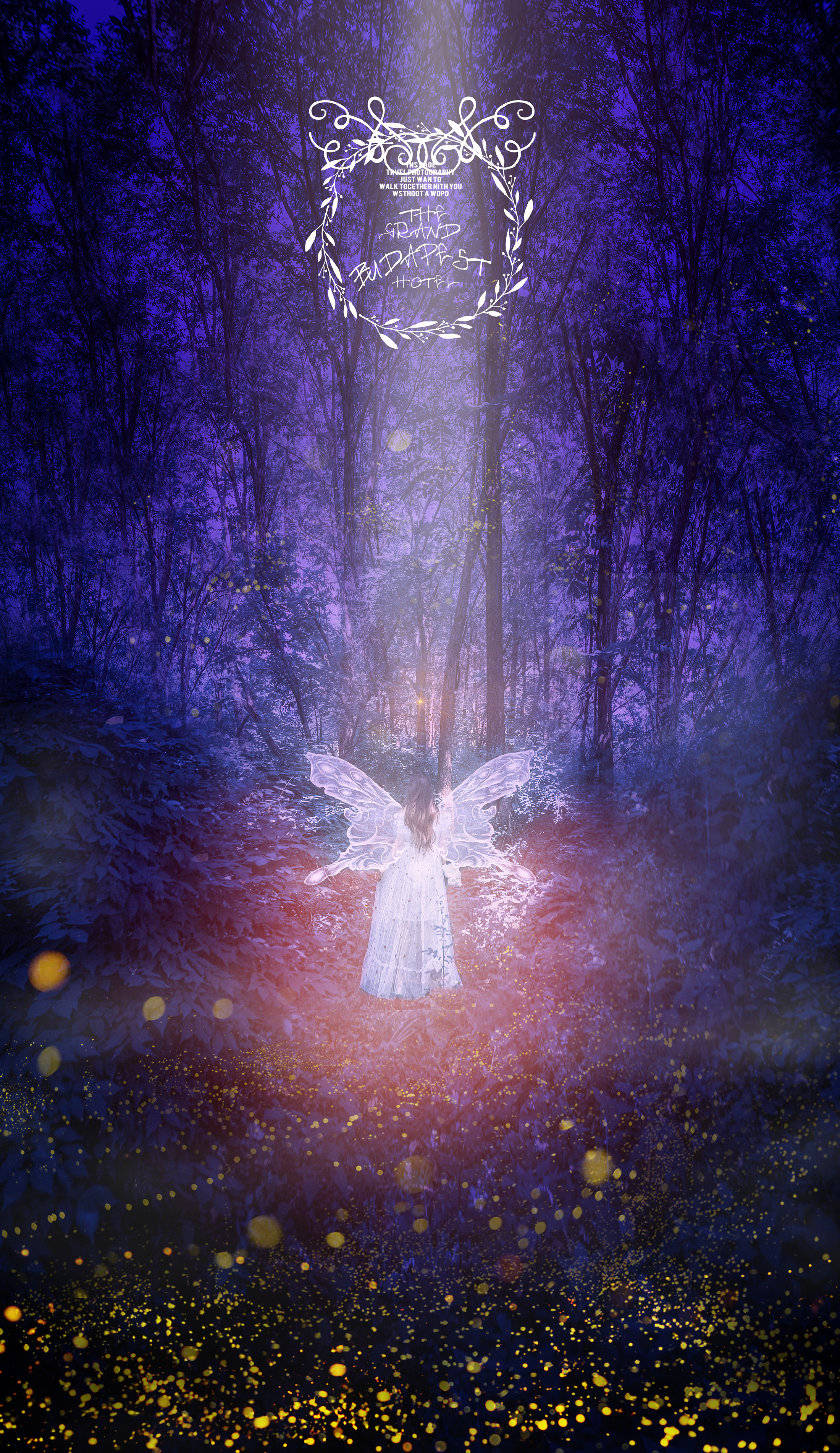 ps-人像森林酷炫魔幻后期精修