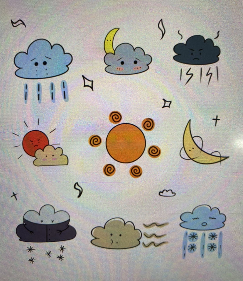 procreate-简笔画-晴雨表-ipad绘画来源于此课程讲师:水彩唐渣2021-08