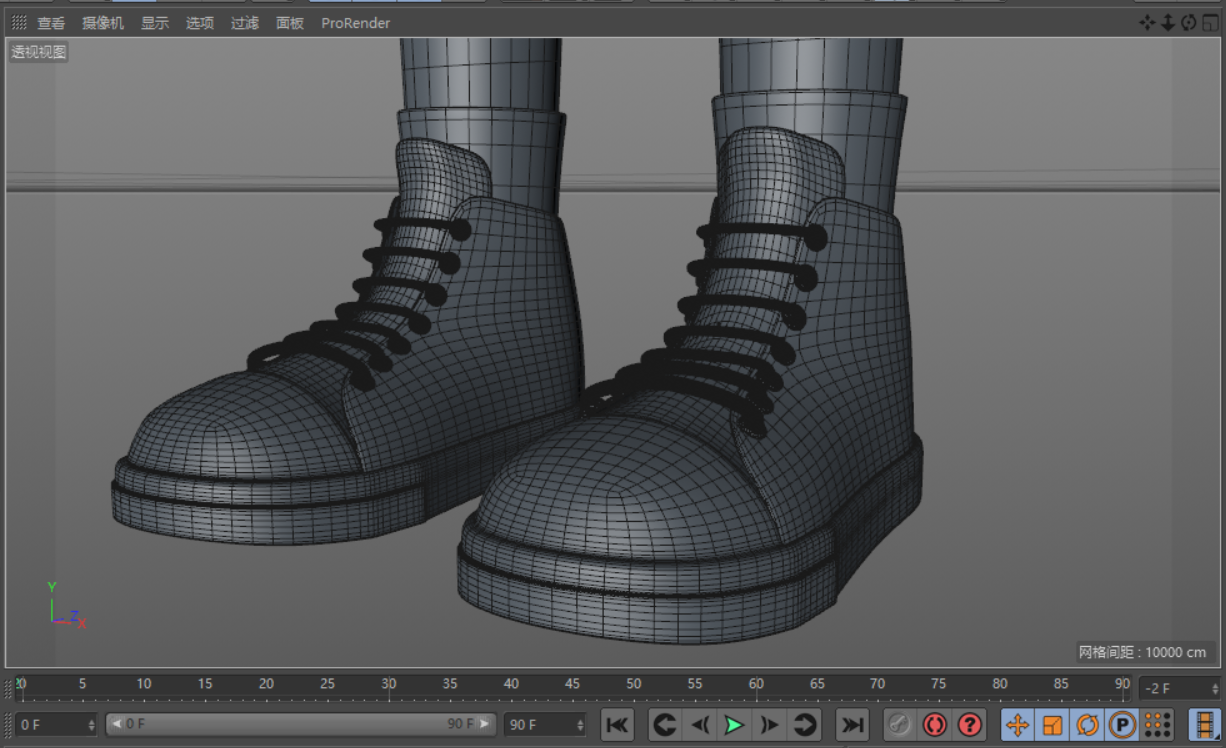 c4d-通用卡通角色穿着与鞋子建模来源于此课程讲师:蔡蔡2021-08-27 18