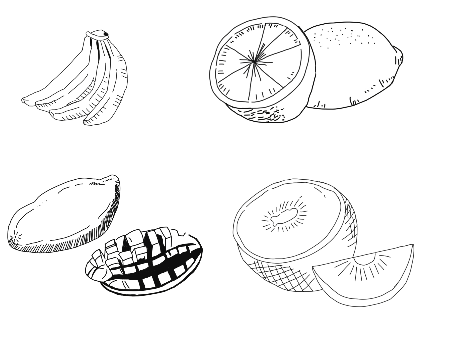 针管笔-简笔画-水果篇【简笔画万物】