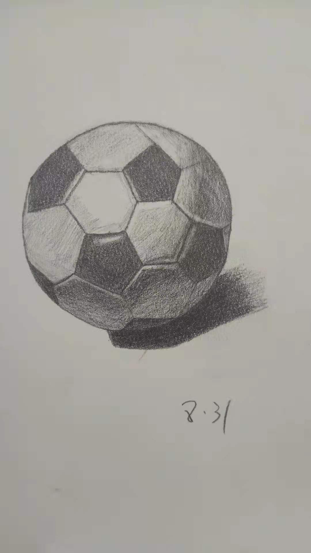 足球素描 绘画作品图片