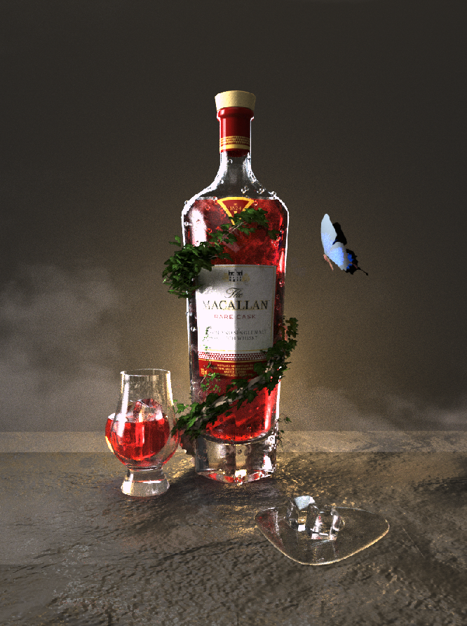 c4d-渲染-唯美酒瓶产品渲染来源于此课程讲师:饼乾2021-09-06 17:00点