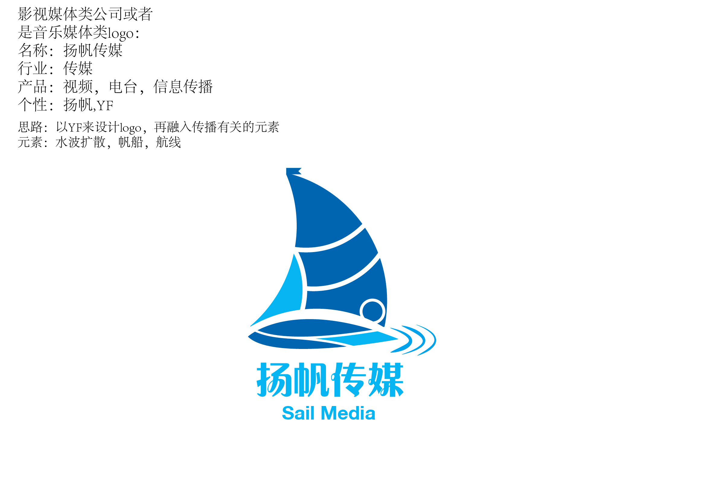 yf传媒logo设计练习[图片]-来自小清生的动态 - 虎课网