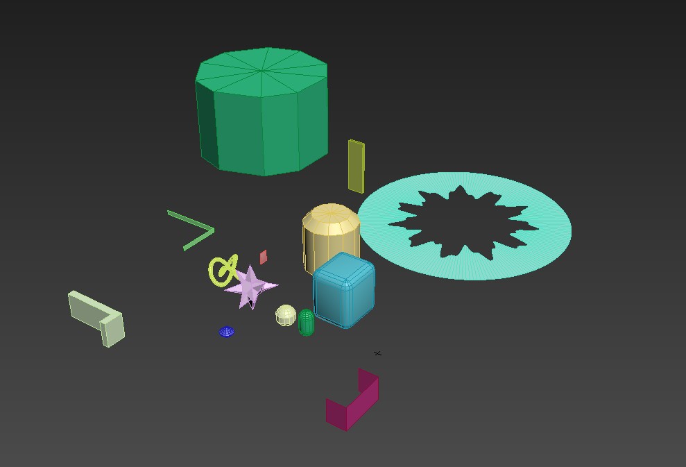 3dsmax异面体的绘制