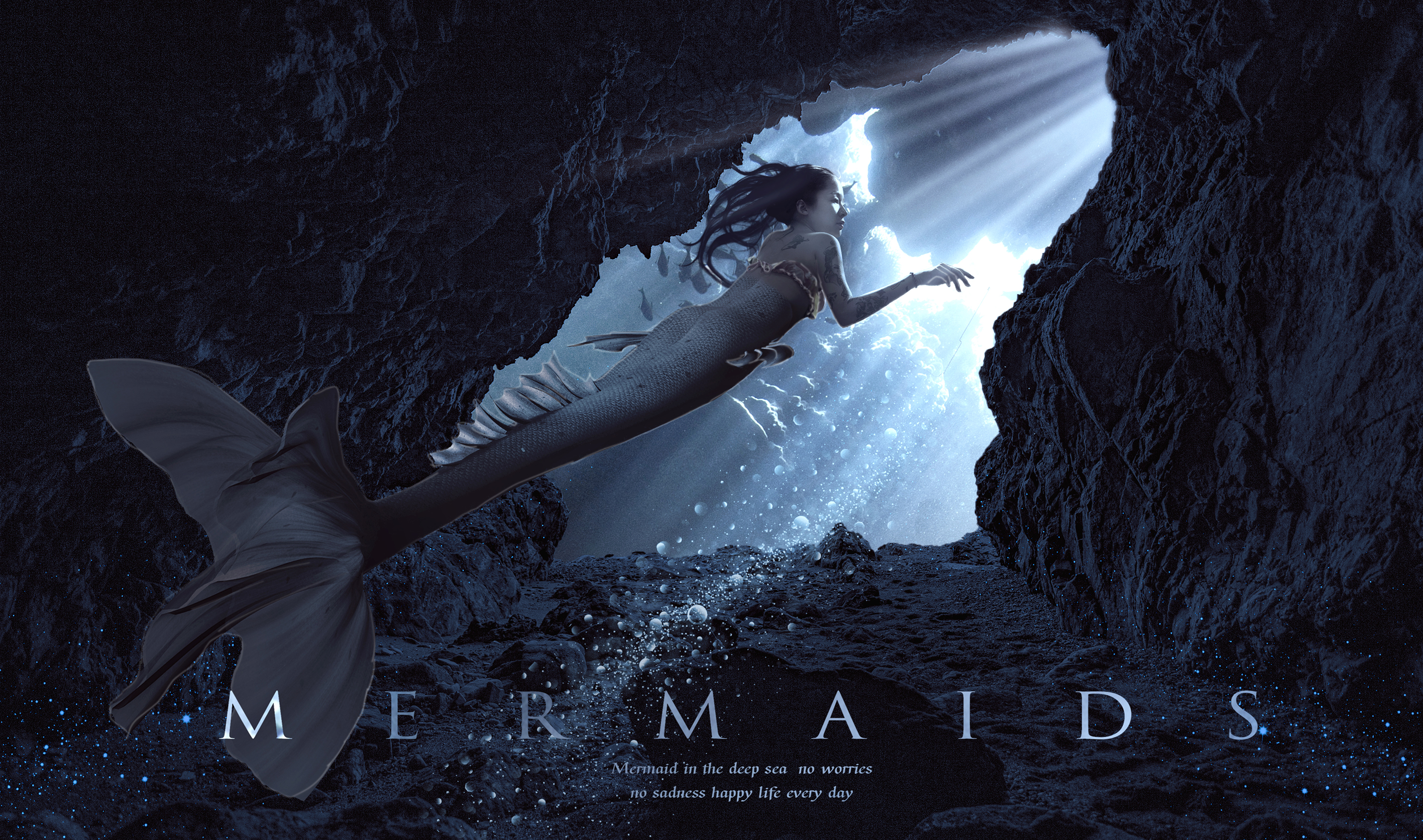 ps-梦幻海底美人鱼合成案例教学来源于此课程讲师:小维维2022-07-12