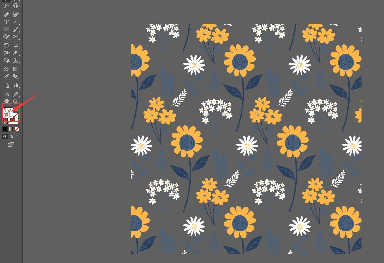 ai里面怎样将前填充色的图案转化为可编辑的矢量图形-来自…稀饭的