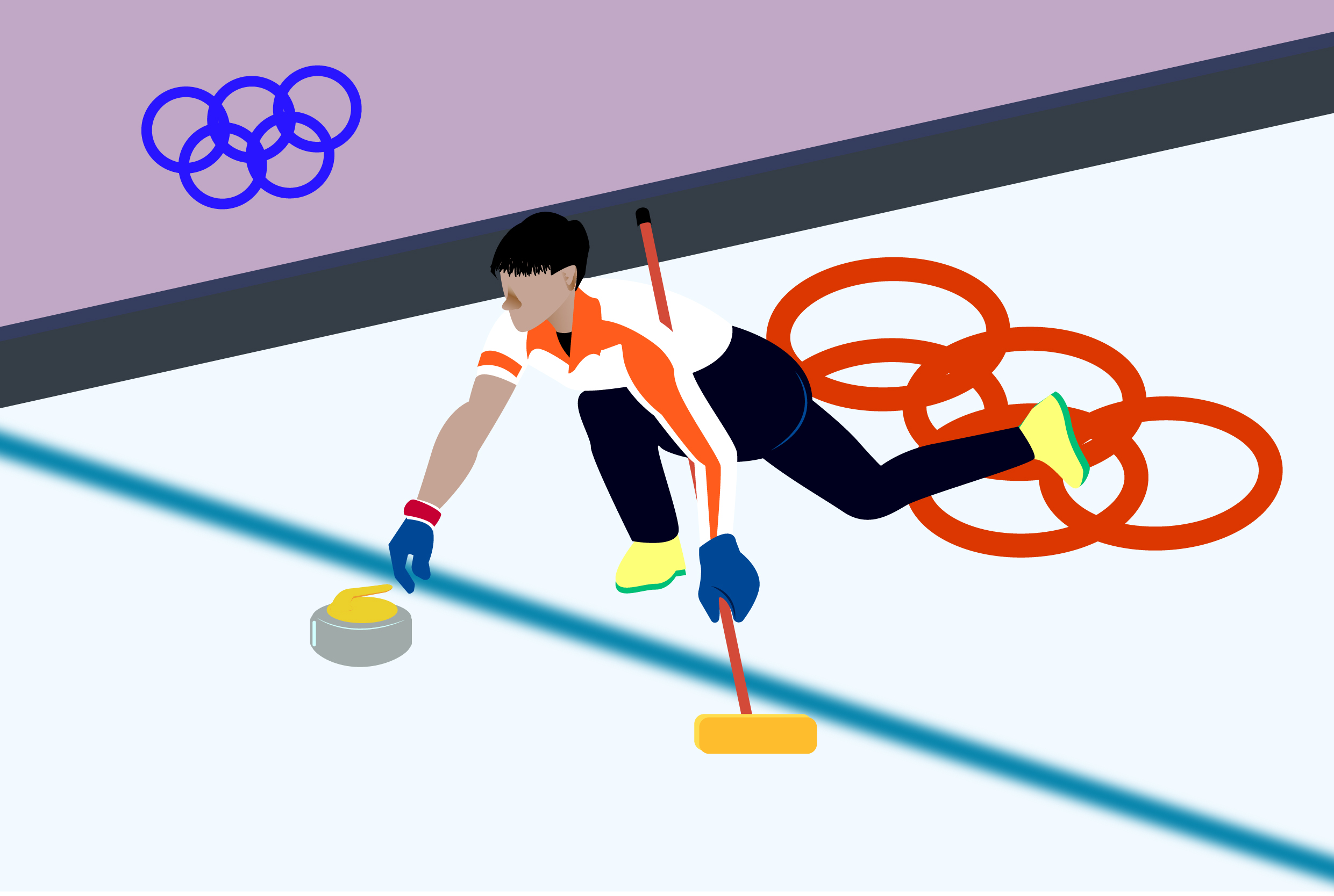2022冬奥会冰壶图画图片