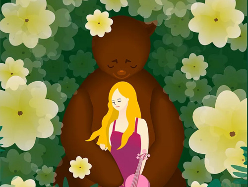 女孩与熊
