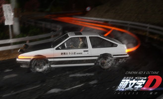 AE86漂移-头文字D临摹