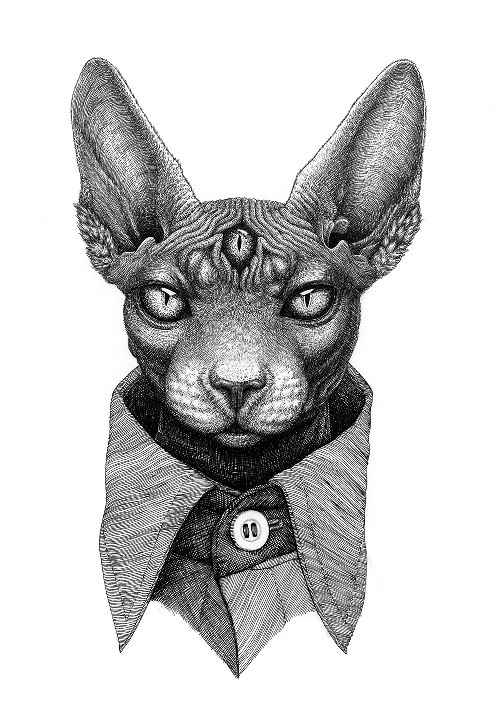 oy手绘:暗黑比鲁斯,原创作品,,欧阳鹏杰oy - 虎课网