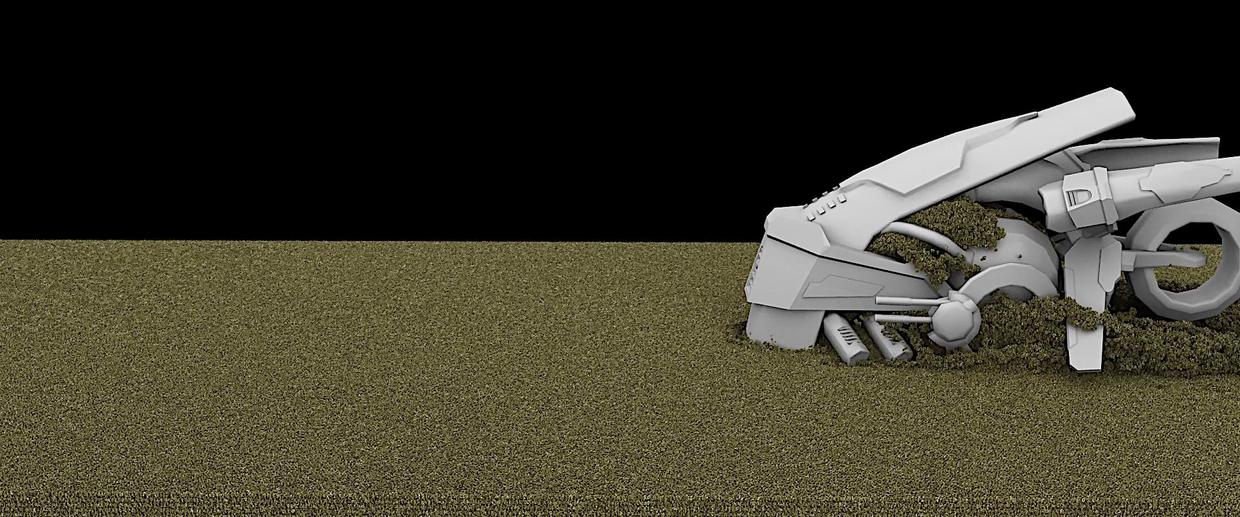 高速运动物体碰撞的沙粒