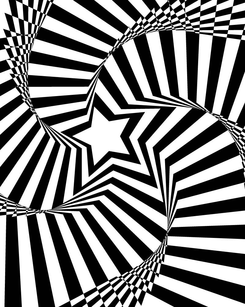 绘制欧普艺术背景