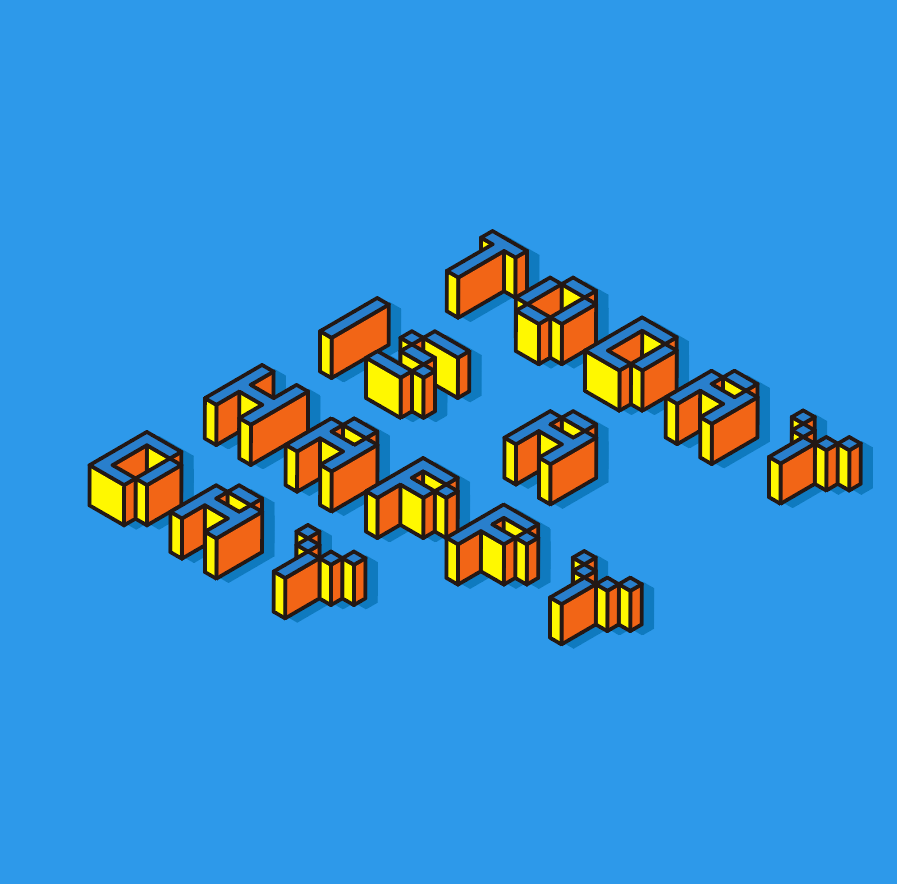 春节flag像素立体字课后作业