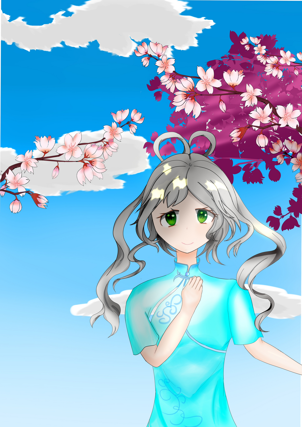 春日樱花洛天依