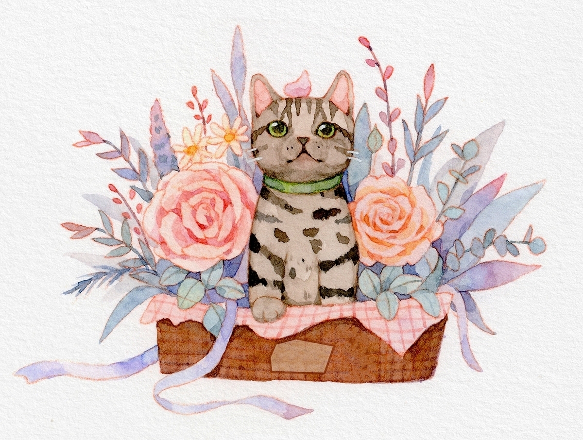 水彩练习集 临摹 临摹作品 疯子酱酱酱 虎课网