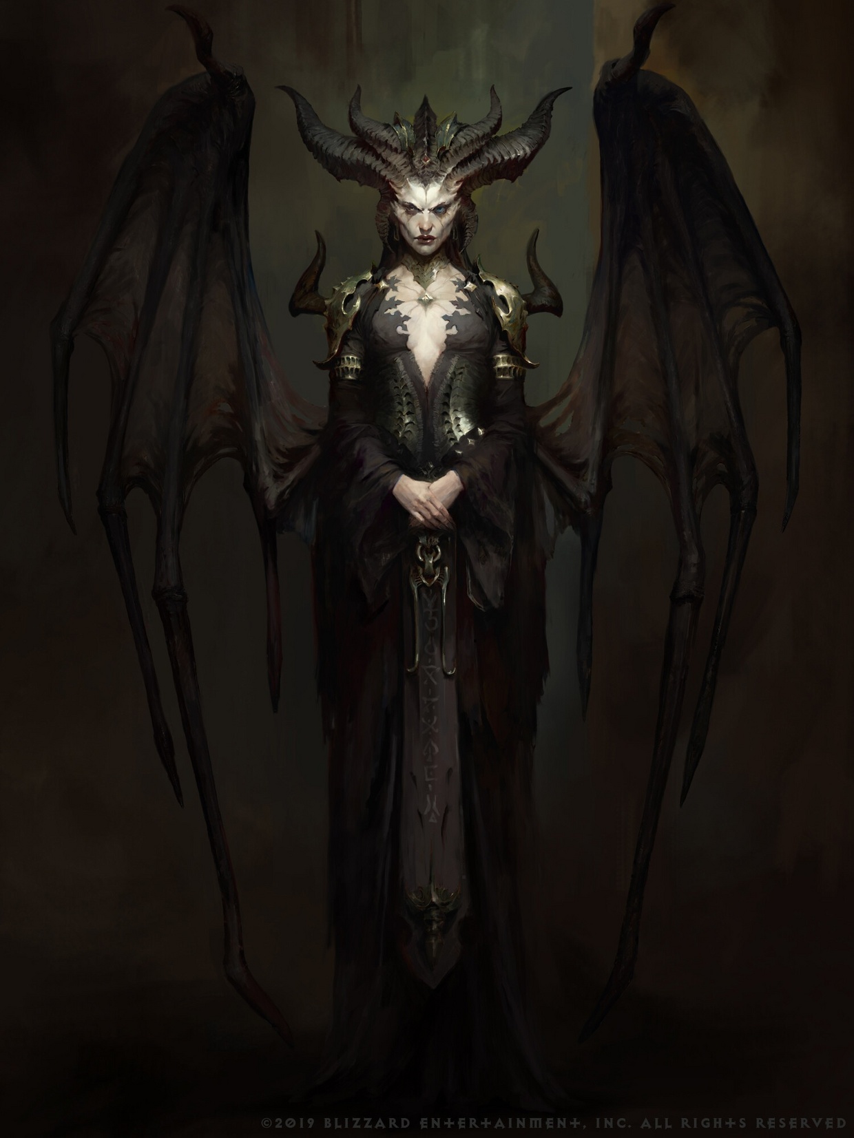 【暗黑破坏神】莉莉丝的人物模型制作