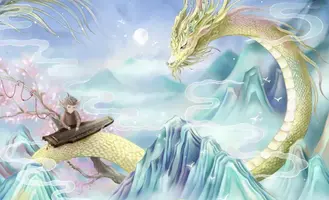 中国古代神话系列-龙生九子-囚牛