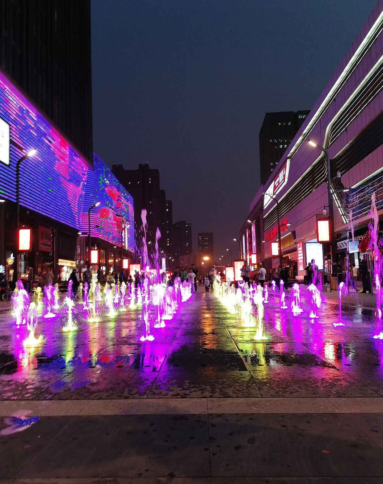 石家庄南三条步行街9月30晚记