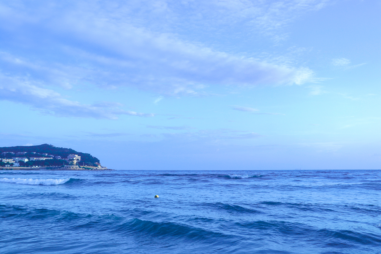 国庆摄影大赛《大海》,原创作品,摄影艺术,wait for the morning