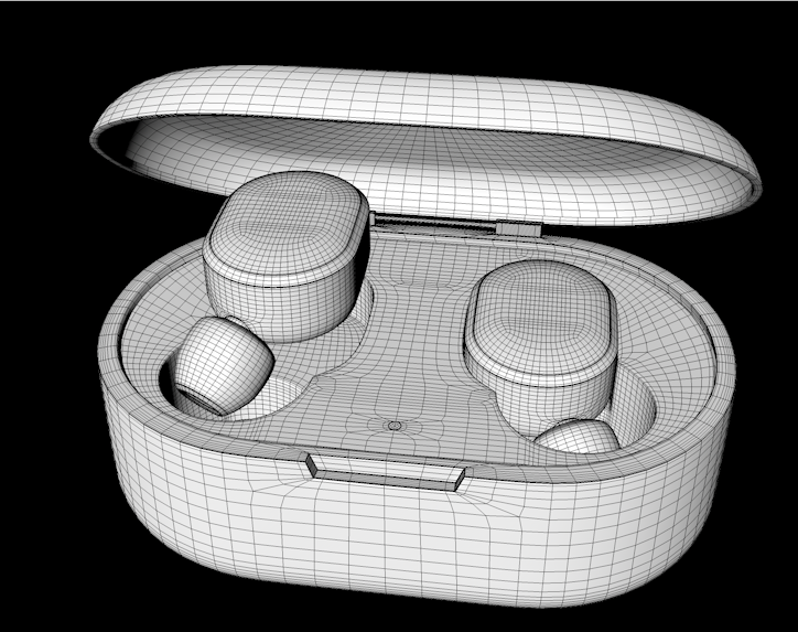 c4d小米蓝牙耳机建模
