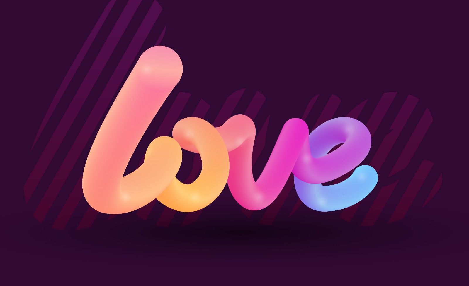 AI-LOVE炫彩字体