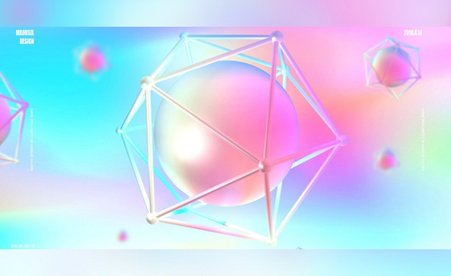 C4D-简单彩色贴图质感球体制作