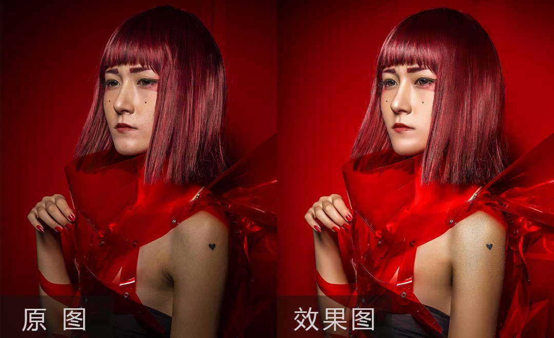PS-cos模特人像精修 - 摄影艺术教程_PS(CC2017) - 虎课网