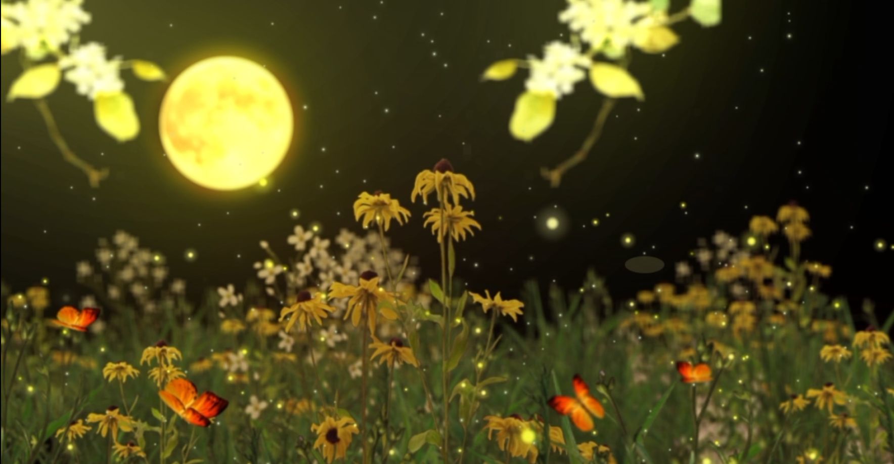 ae-花前月下场景