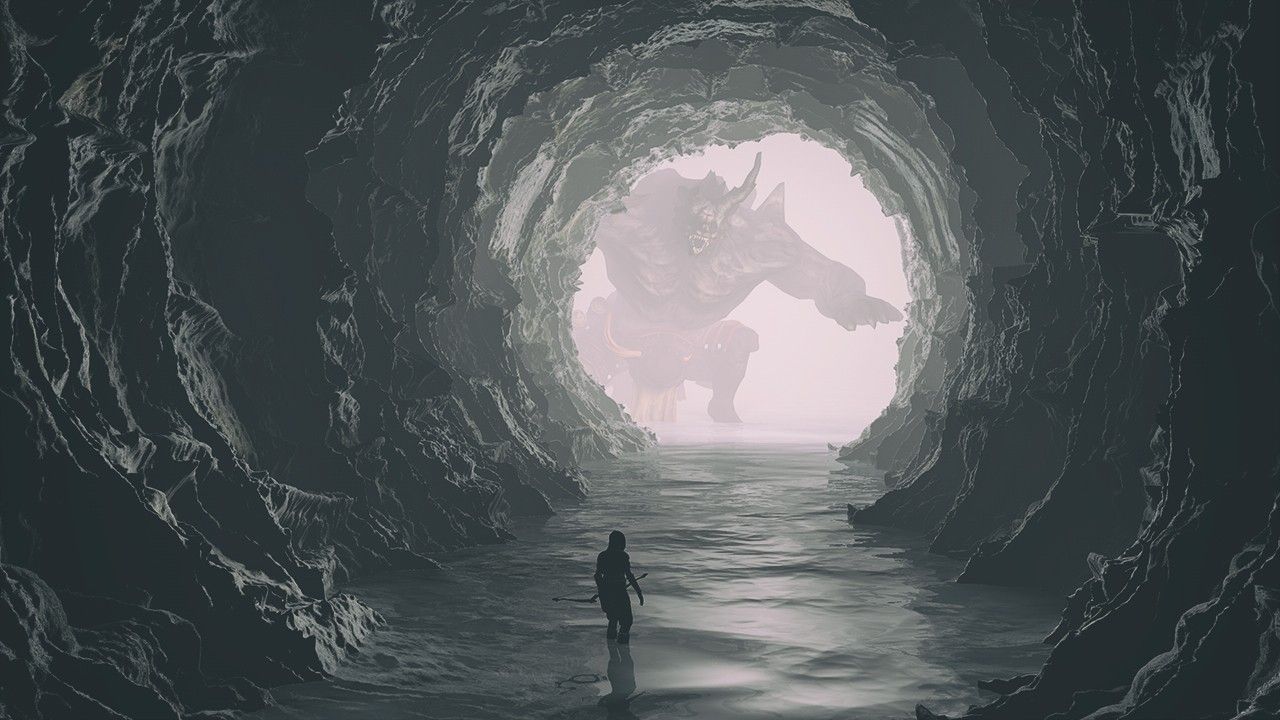 C4D-科幻场景：洞穴