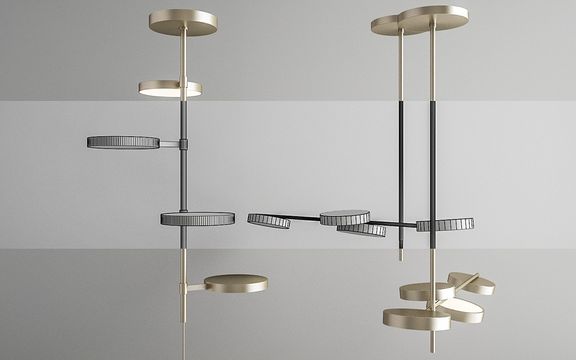 3DMAX-轻奢风格吊灯模型制作