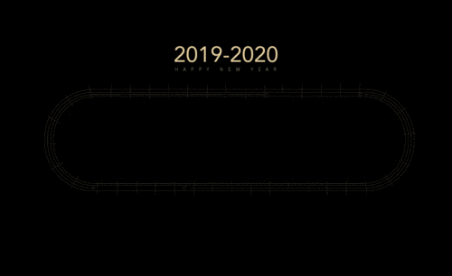 PS+AE-《2019-2020》动态黑金跨年视觉海报