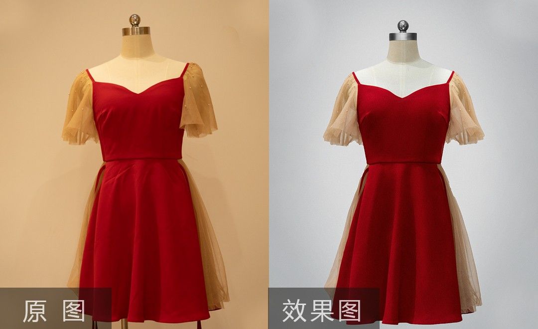 PS-红色连衣裙