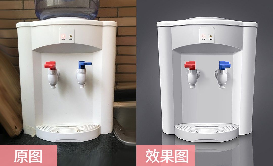 PS-白色塑料饮水机精修