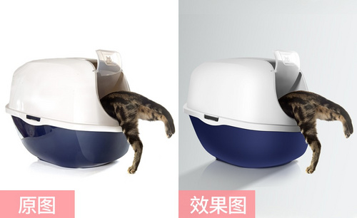 PS-塑料猫砂盆精修